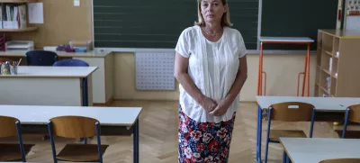 - 26.08.2024 - ravnateljica OŠ Danile Kumar Mojca Mihelič //FOTO: Jaka GasarOPOMBA: ZA OBJEKTIV - INTERVJU