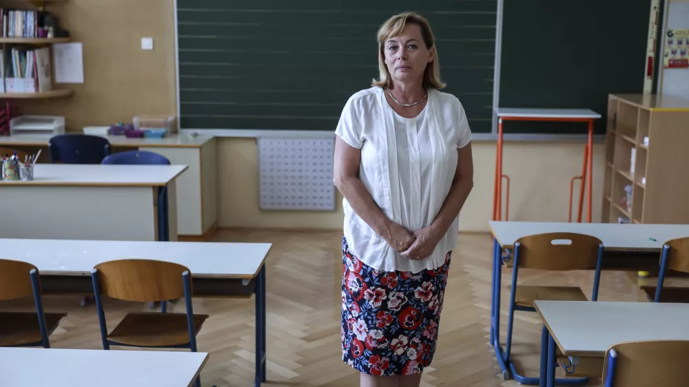 - 26.08.2024 - ravnateljica O&Scaron; Danile Kumar Mojca Mihelič //FOTO: Jaka GasarOPOMBA: ZA OBJEKTIV - INTERVJU