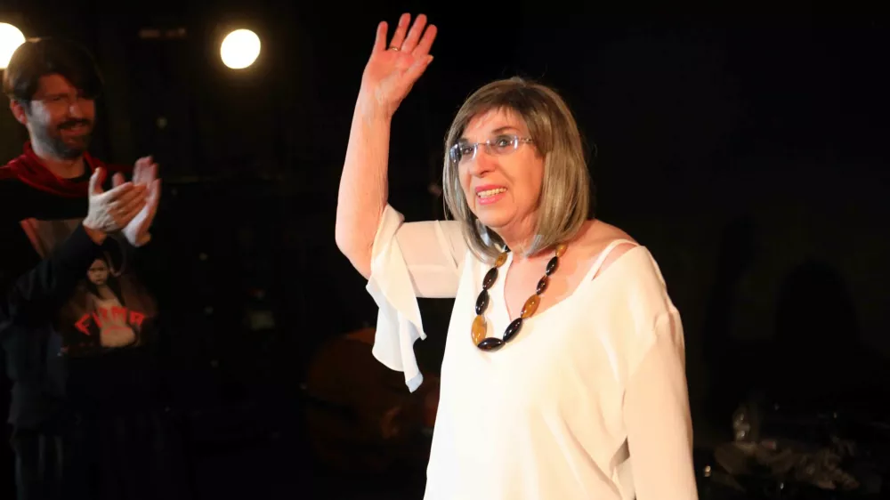 03.12.2924 - podelitev plakete ob Pre&scaron;ernovi nagradi, Svetlana Makarovič, Mini TeaterFoto: Tomaž Skale