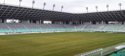 - Stadion Stožice,- 28.01.2025. - Nova trava po sanaciji na Stadionu Sožicei.//FOTO: Bojan Velikonja