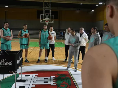 17.02.2025. Trening Slovenske ko&scaron;arkarske reprezentance pred kvalifikacija mi. Foto: Bojan Velikonja 