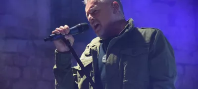 Hrvaska, Dubrovnik.Koncert hrvaskega pevca Marko Perkovic Thompsona v sklopu prireditve ob Dnevih dubrovniskih braniteljev.