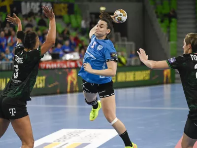 Tja&scaron;a Stanko11.01.2025 Krim Mercator - Ferencvaro&scaron;, deveti krog evropske lige prvakinj v rokometu. FOTO: Nik Erik Neubauer