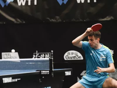 Deni Kožul  - 03.11.2022 &ndash; namizni tenis &ndash; mednarodni turnir WTT Contender v Novi Gorici - odprto prvenstvo Slovenije - //FOTO: Nik Erik Neubauer