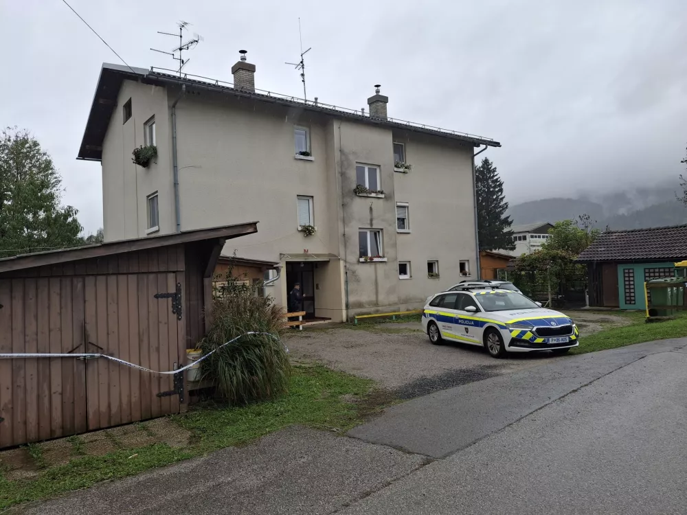 Prizori&scaron;če zločina v Dolenji vasi. Foto: Peter Lov&scaron;in