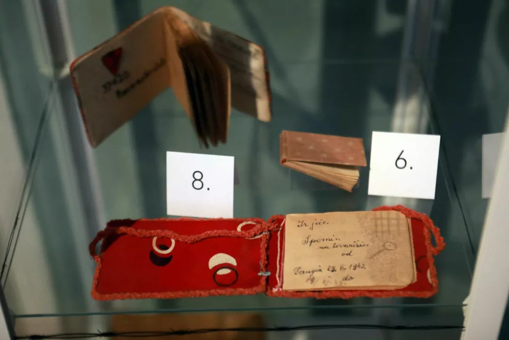 Spominske knjižice, ki so jih izdelali zaprti v okupiranih zaporih in tabori&scaron;čih.&nbsp;Foto: Tomaž Skale