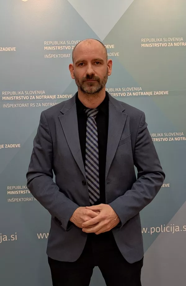 Vodja oddelka za mladoletni&scaron;ko kriminaliteto Robert Tekavec / Foto: Damjan Franz Lu