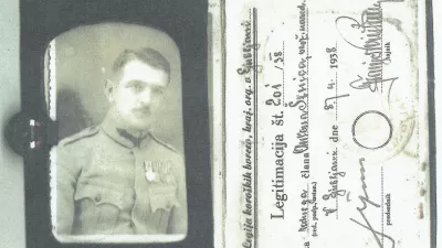 Anton &Scaron;enica - izkaznica / Foto: Zvonka &Scaron;enica