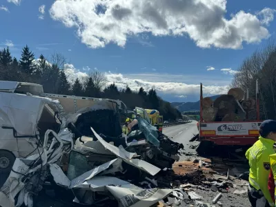 Prometna nesreča na &scaron;tajerski avtocesti / Foto: Pgd Slovenske Konjice