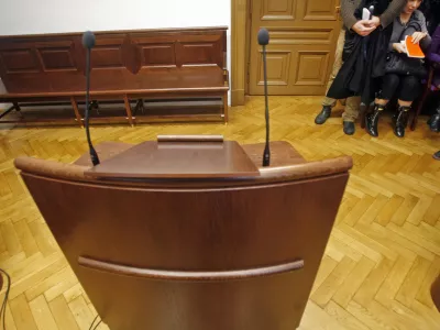 - sodna dvorana - sodi&scaron;če v Ljubljani //FOTO: Bojan Velikonja