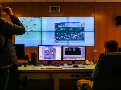 Nadzorni center- 23.04.2019 -Vodarna kleče, črpali&scaron;če pitne vose za Ljubljano  //FOTO: Bojan Velikonja