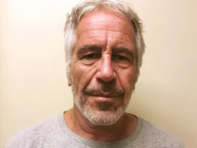 FILE - This March 28, 2017, file photo, provided by the New York State Sex Offender Registry shows Jeffrey Epstein. A judge denied bail for jailed financier Jeffrey Epstein on sex trafficking charges Thursday, July 18, 2019, saying the danger to the community that would result if the jet-setting defendant was free formed the "heart of this decision." (New York State Sex Offender Registry via AP)