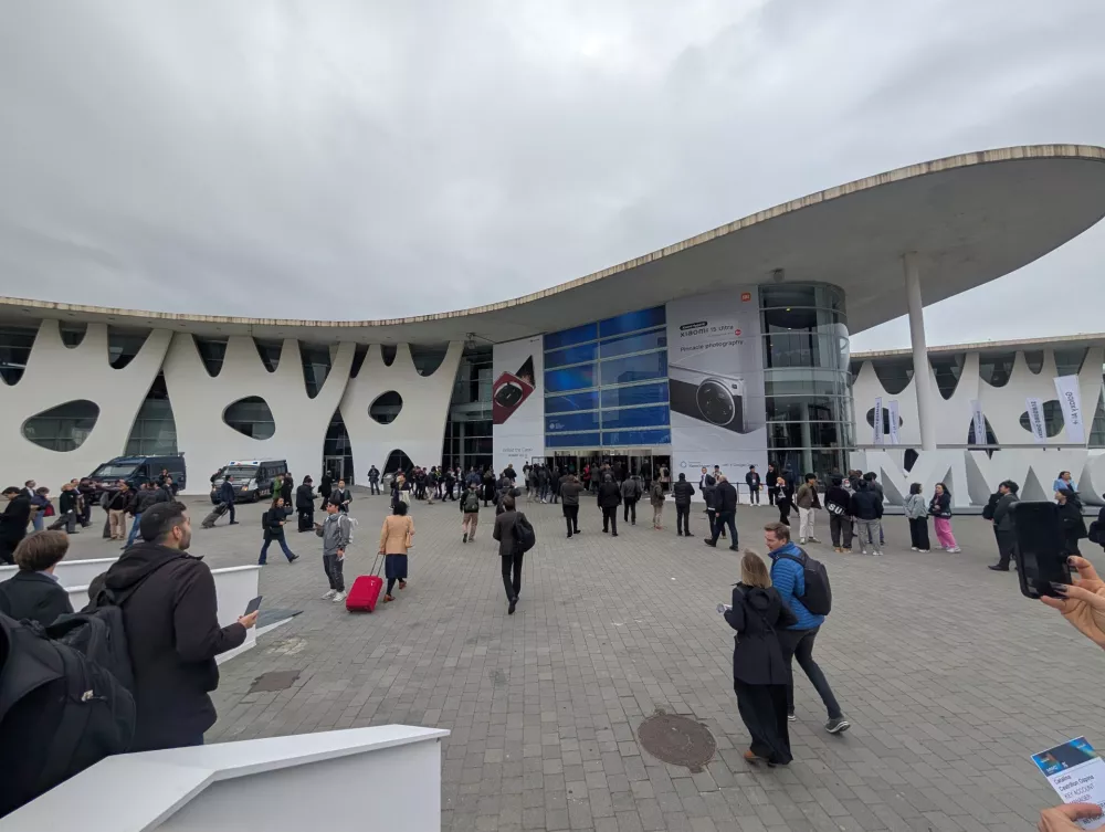 Vhod v sejmi&scaron;če Fira de Barcelona Gran Via.