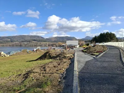 Velenjsko plažo že nekaj mesecev prenavljajo, dela naj bi končali konec maja. Foto: arhiv MOV