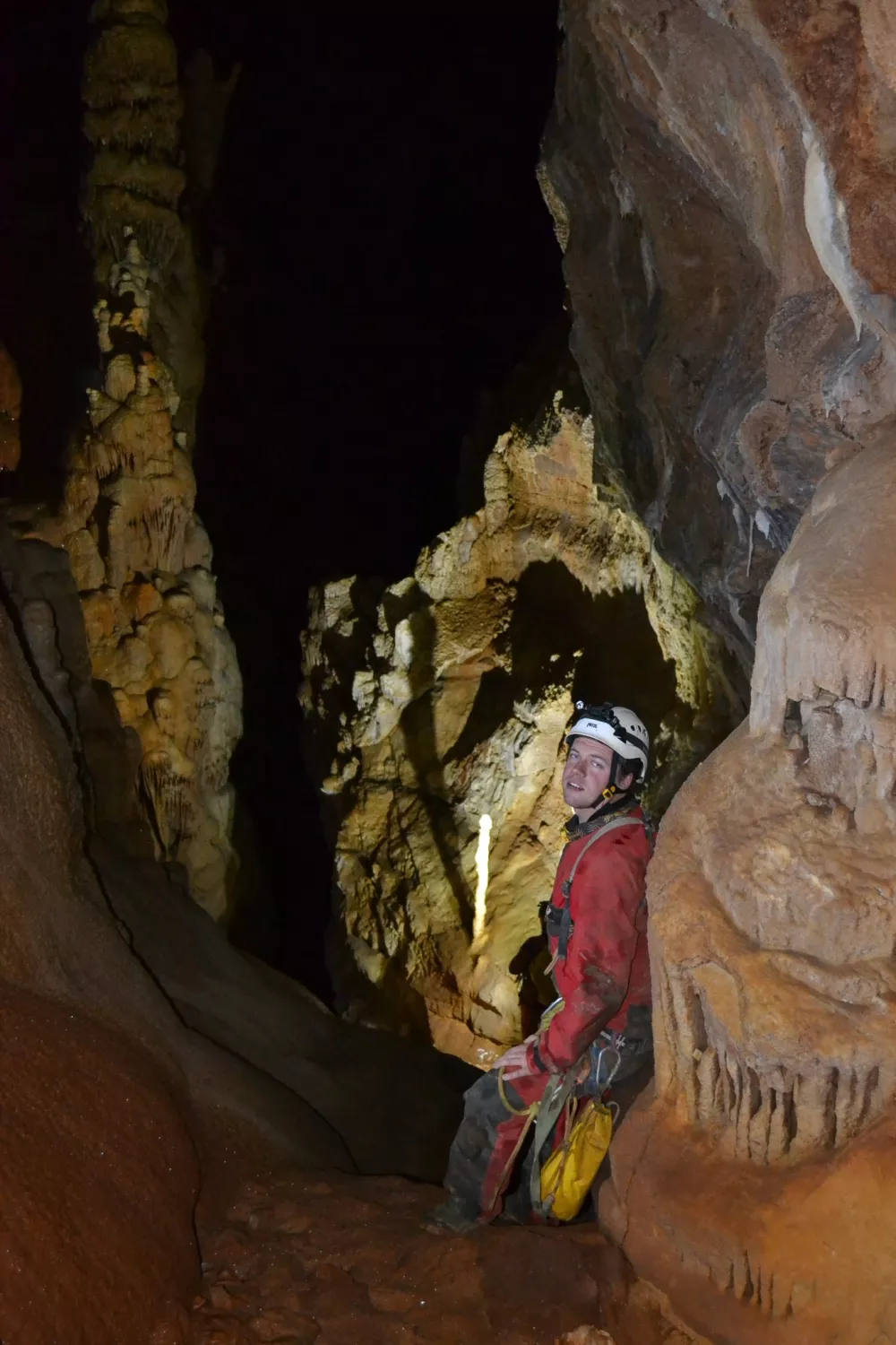Orlek, Matejeva jamaRaziskovanje novo odkrite Matejeve jame pri Sezani.Foto: arhiv Hudvik Husu