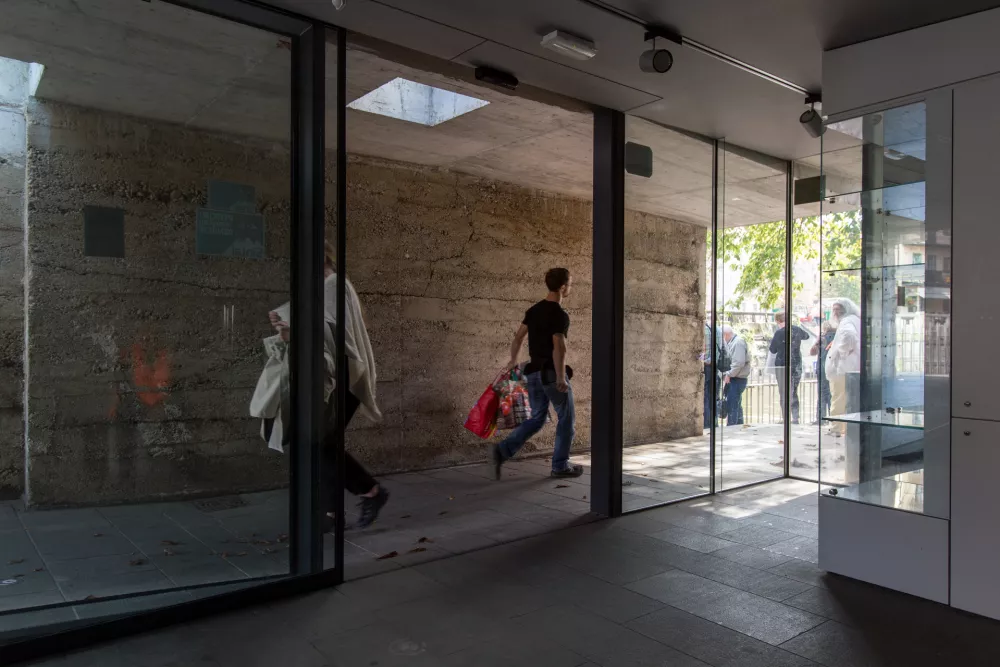 Javne saniterije Breg - Keller v sredi&scaron;ču Ljubljane imajo odprta vrata med 7. in 18. uro.&nbsp;/ Foto: Matjaž Ru&scaron;t