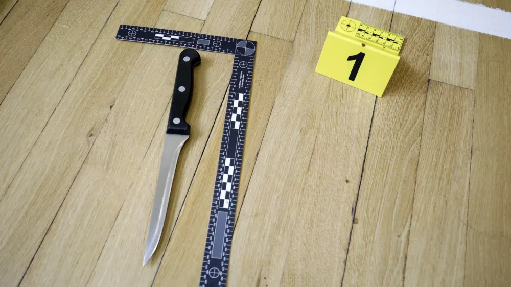 Nesrečnico je zabodel najmanj 12-krat. Komaj je preživela. Fotografija je simbolična. F Matjaž Ru&scaron;t R