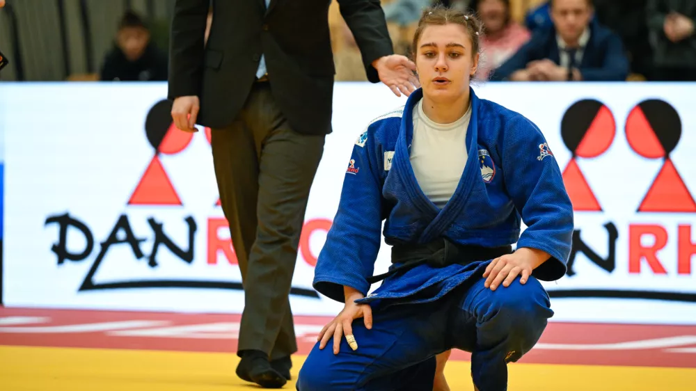 Ljubljana.Slovenska judoistka Kaja Schuster je na tekmi Ljubljana European Open 2025 osvojila bronasto kolajno v kategoriji do 78 kg.Foto: Judo zveza Slovenije