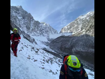 Tragičen dan v slovenskih gorah. Foto: GRZS