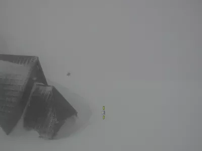 Kredarica 14. marec 2025, sneg