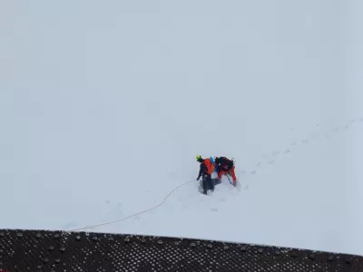 Re&scaron;evalci so med drugim posredovali na Zgornjih Ravneh pod Grintovcem. Foto: OZG