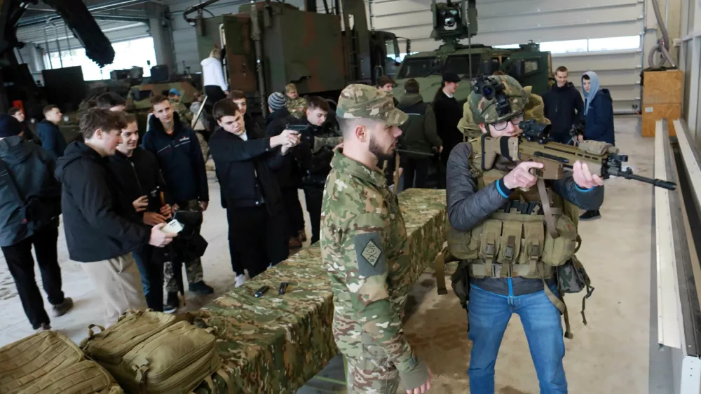 14.03.2025 -voja&scaron;ki obvezniki, informativni dan, kasarna Edvard PeperkoFoto: Tomaž Skale