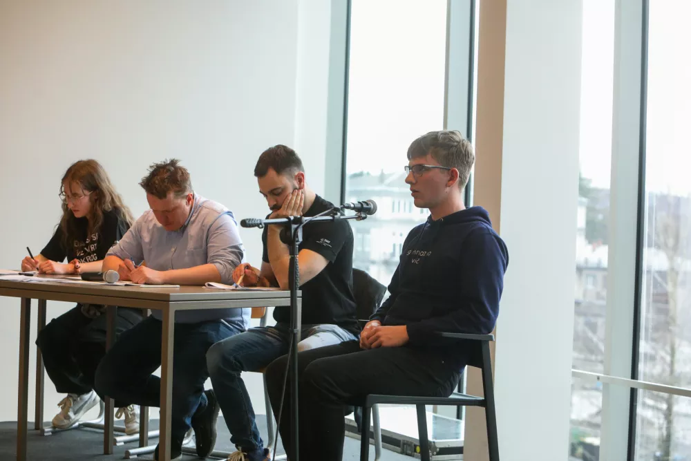 14.03.2025. Dnevni &scaron;tevila PI in tekmovanje v recitiranju decimalk &scaron;tevila PI.//FOTO: Bojan Velikonja