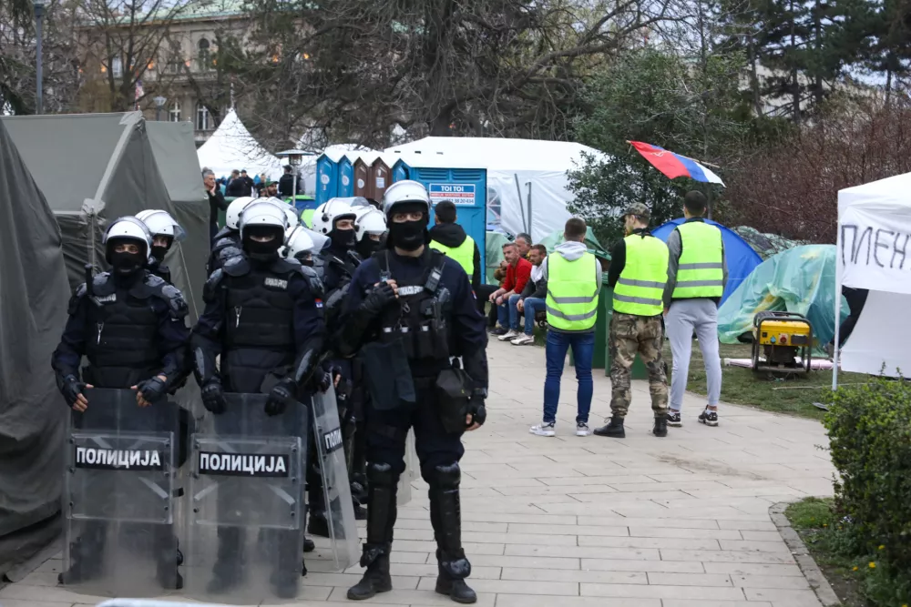 14.3.2025 - Beograd - Srbija&nbsp; - &scaron;tudentski protest&nbsp;Foto: Luka Cjuha