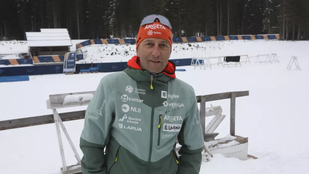 - Tomas Globočnik,Vodja panoge za biatlon,- 07.02.2025. - Trening slovenske Biatlon reprezentance.//FOTO: Bojan Velikonja