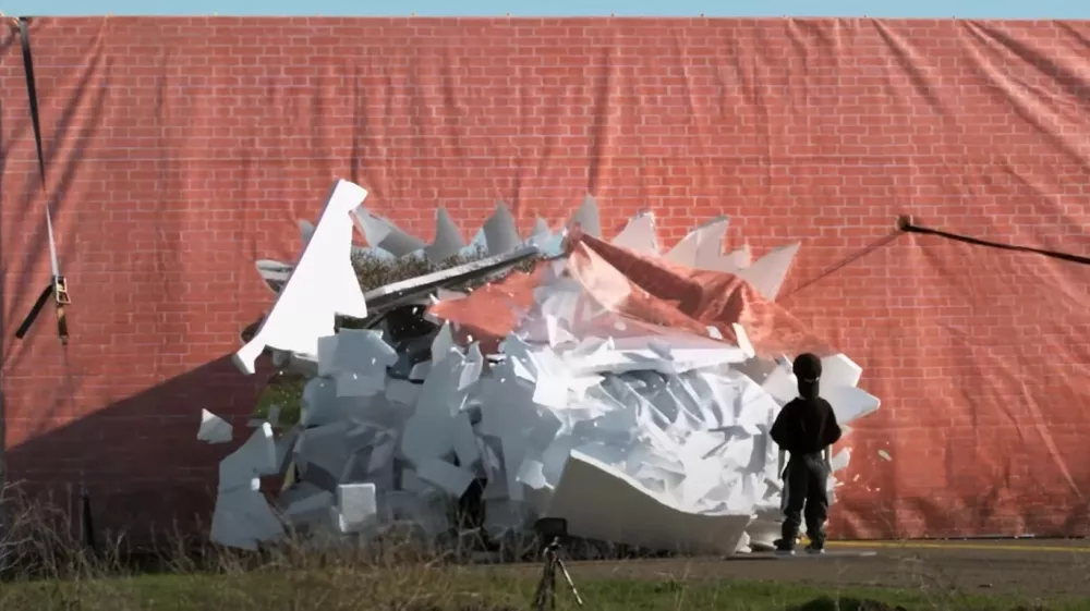 Eksperiment je pokazal, da ima Teslin sistem za zaznavanje okolice s pomočjo kamer težave že s slikami ceste na trdnih preprekah.