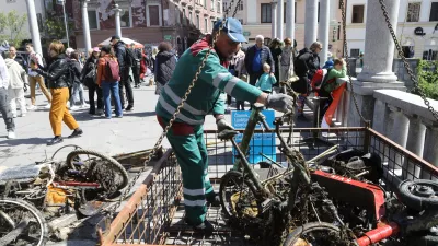 20.04.2024 - Čistilna akcija Ljubljana - Ljubljanica - či&scaron;čenje smeti iz ljubljanice - &Scaron;u&scaron;tarski mostFoto: LUka Cjuha