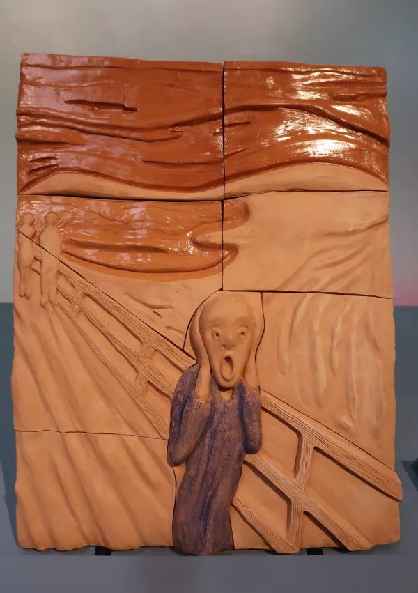 Znamenito delo Edvarda Muncha odslej na voljo tudi slepim.&nbsp;/ Foto: Nata&scaron;a Bucik Ozebek