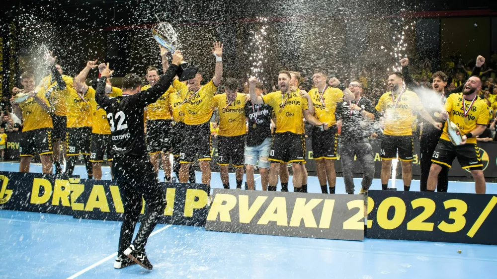 rokomet, gorenje, slavje, državni prvak