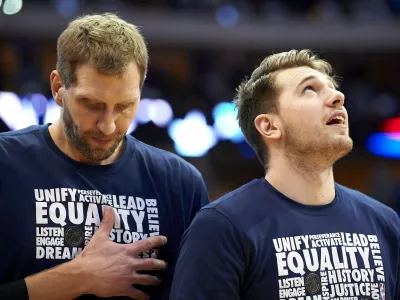 Dirk Nowitzki je bil &scaron;okiran nad prodajo Luke&nbsp;Dončića / Foto: Profimedia