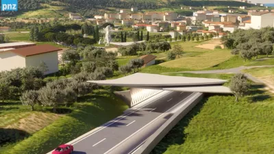 Nova cesta naj Lucije ne bi presekala, temveč bi potekala pod pokritim vkopom. Vir:&nbsp;PNZ