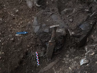 Vipava, Budanje, možna lokacija Bitke pri Mrzli reki, Narodni muzej Slovenije