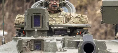 21.03.2025. Prince William arrives in a Challenger tank in Estonia Material must be credited "News Licensing" unless otherwise agreed. 100% surcharge if not credited. Online rights need to be cleared separately. Strictly one time use only subject to agreement with News Licensing,Image: 977746705, License: Rights-managed, Restrictions: Usage is subject to our terms and conditions. Electronic storage is prohibited., Model Release: no