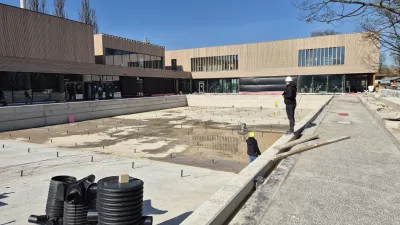 Podobno kot pri gradnji kopali&scaron;ča Ilirija tudi gradnja kopali&scaron;ča v Vevčah traja dlje, kot je bilo sprva načrtovano. Občina bo imela tudi vi&scaron;je stro&scaron;ke, kot je pričakovala od podpisu gradbene pogodbe. Foto: Mestna občina Ljubljana