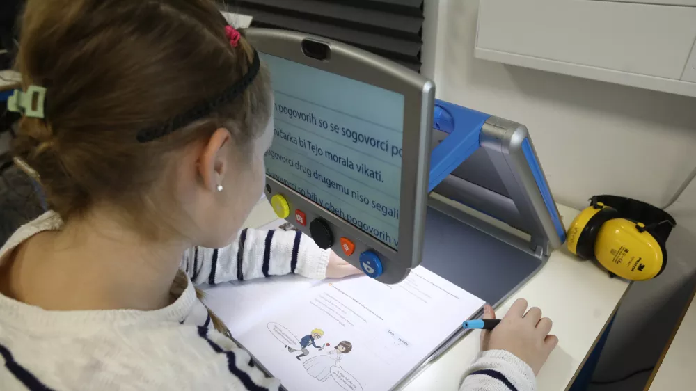 25.09.2024 - Center IRIS - Center za izobraževanje, rehabilitacijo, inkluzijo in svetovanje za slepe in slabovidne Ljubljana.FOTO: Luka Cjuha