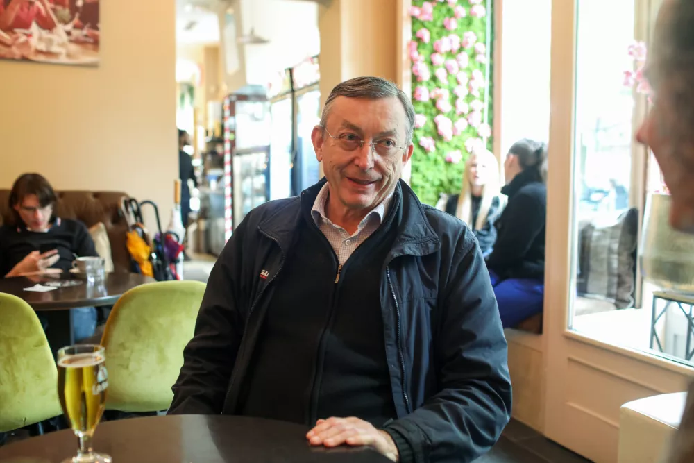 17.04.2024. Andrej Stare, zdravnik in &scaron;portni komentator na RTV SLO. //FOTO: Bojan Velikonja