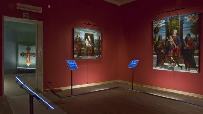 carpaccio slike bene&scaron;kih mojstrov iz istrskih cerkva, ki jih imajo &scaron;e vedno v Italiji / Foto: Muzej Sartorio Trst