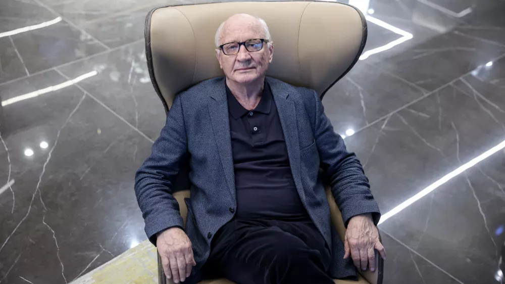 - 25.03.2025 - strokovnjak za umetno inteligenco dr. Ivan Bratko//FOTO: Jaka GasarOPOMBA: ZA OBJEKTIV - INTERVJU