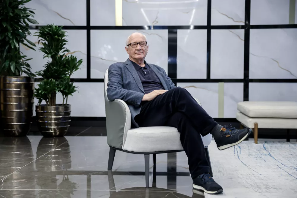 - 25.03.2025 - strokovnjak za umetno inteligenco dr. Ivan Bratko//FOTO: Jaka GasarOPOMBA: ZA OBJEKTIV - INTERVJU