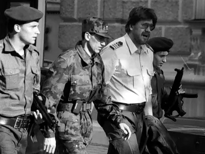 vojna za slovenijo, Janez Jan&scaron;a, Igor Bavčar