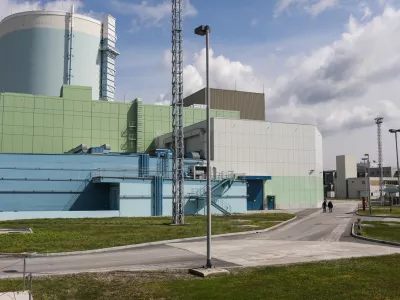 - jedrski reaktor - proizvodnja električne energije- Energetika, elektrika, samoskrba, daljnovod &mdash; 19.04.2023 &ndash; Nuklearna elektrarna Kr&scaron;ko (NEK), edina slovenska jedrska elektrarna, ki deluje od leta 1983 //FOTO: Bojan Velikonja