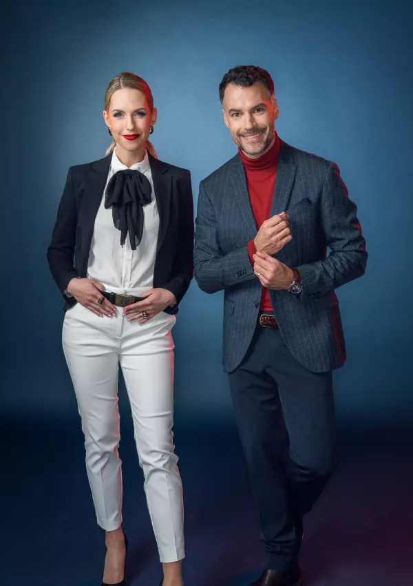 David Urankar in Lara Medved / Foto: Planet Tv