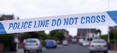 FILE PHOTO: Police tape outlines a perimeter, in Maple street, near a tribute for the victims of a knife attack in Southport, Britain, August 2, 2024. REUTERS/Manon Cruz/File Photo