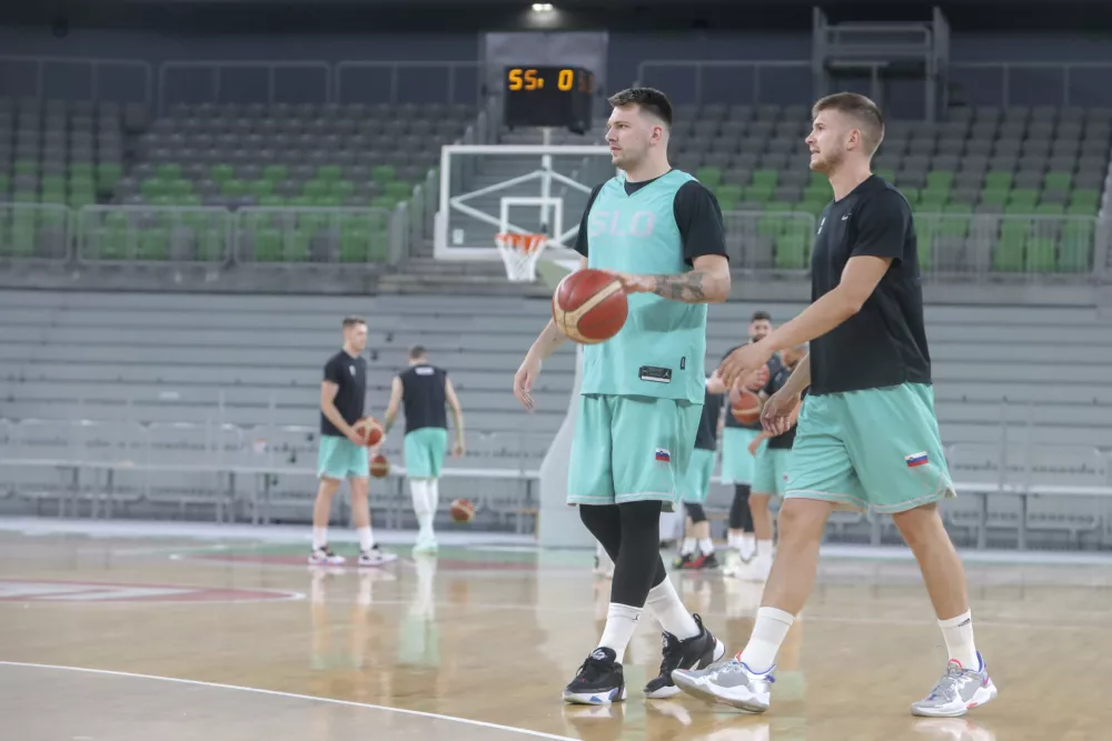 Luka Dončić- 27.06.2022 &ndash; ko&scaron;arkarska reprezentanca - trening &ndash; priprave pred tekmo proti Hrva&scaron;ki - kvalifikacije za svetovno prvenstvo 2023, 5. krog -//FOTO: Jaka Gasar