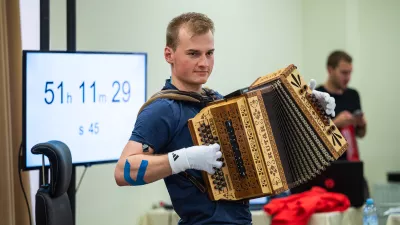 Anže Krevh, harmonikar