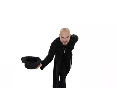 Vanja R. Vrtovec, glavni pisec in vokalist metal zasedbe RAI, ki smo jo lahko spremljali v leto&scaron;nji oddaji EMA. F Lara Gregorčič